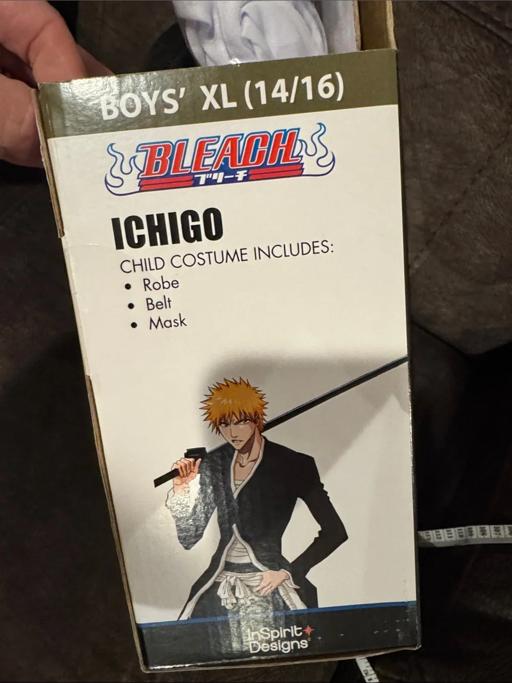 NIB ICHIGO Kids' Costume - White, black,& Red (Boys' XL) 14/16